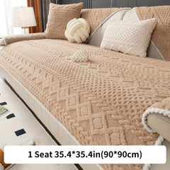 Warm Plush Sofa Slipcover Four Seasons Furniture Protect
