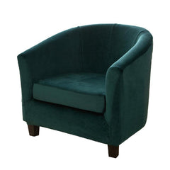 High Stretch Velvet Tub Chair Covers with Cushion Cover