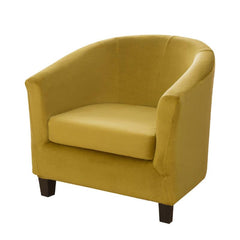 High Stretch Velvet Tub Chair Covers with Cushion Cover