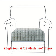 Winter Plush Sofa Slipcover Non-slip Couch Cover Universal Furniture Protector