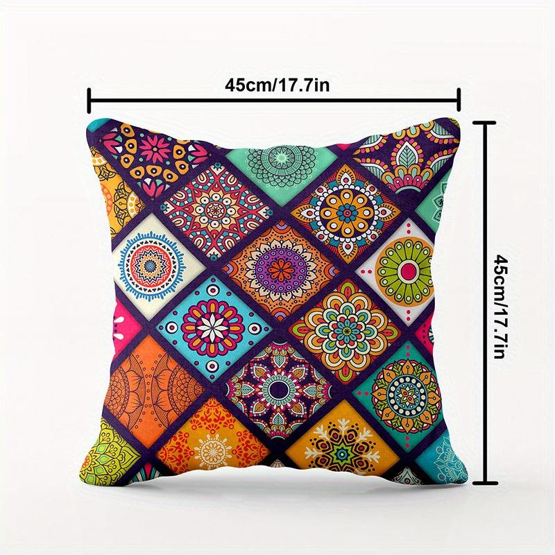 Boho Style Throw Pillowcase & Decor for Living Space