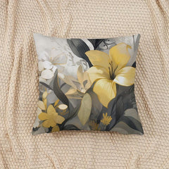 Vintage Flower Throw Pillow Covers Double Sided Printed Throw Pillowcase