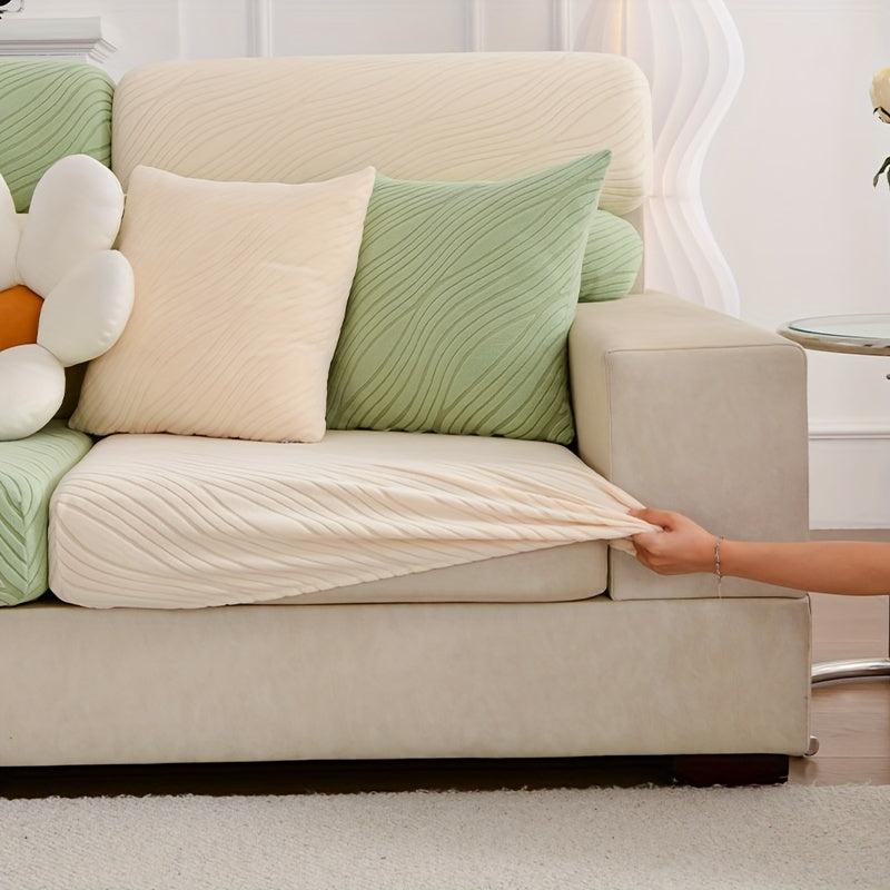 Non-slip Sofa Cover for Pets, Solid Elastic Design