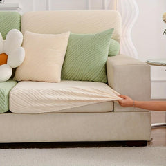 Non-slip Sofa Cover for Pets, Solid Elastic Design