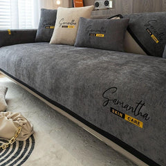 Chenille Sofa Slipcover Non-slip Furniture Protector for Home Decor