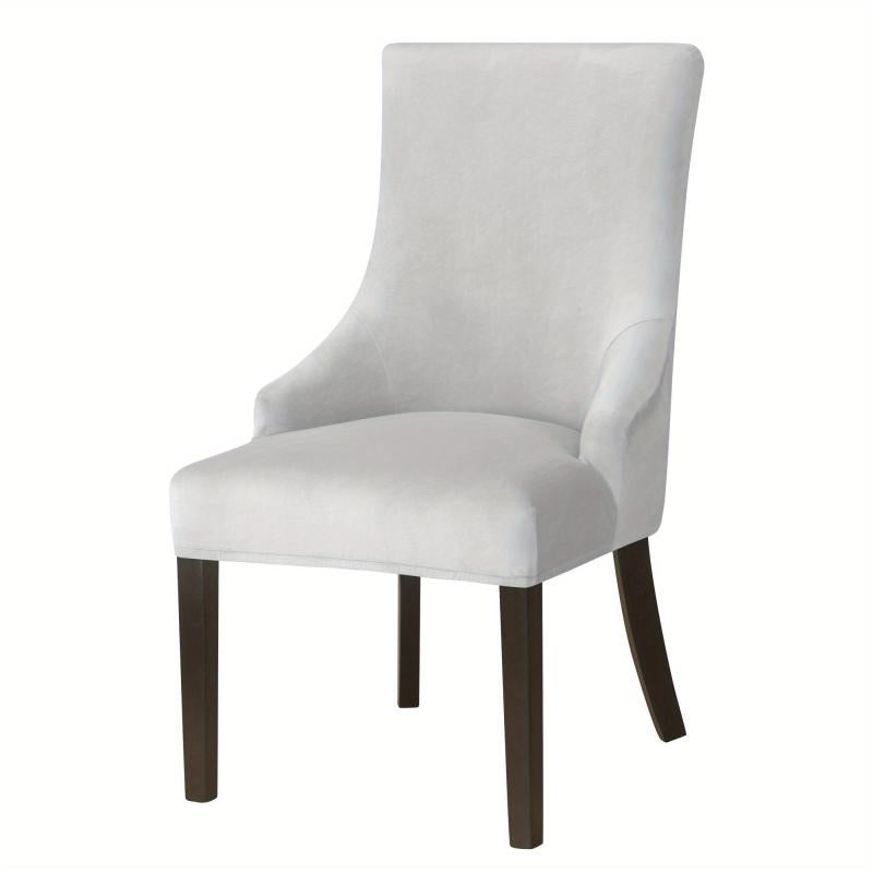 Non Slip Velvet Dining Chair Slipcover - Elegant Furniture Protection
