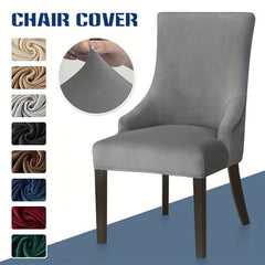 Non Slip Velvet Dining Chair Slipcover - Elegant Furniture Protection