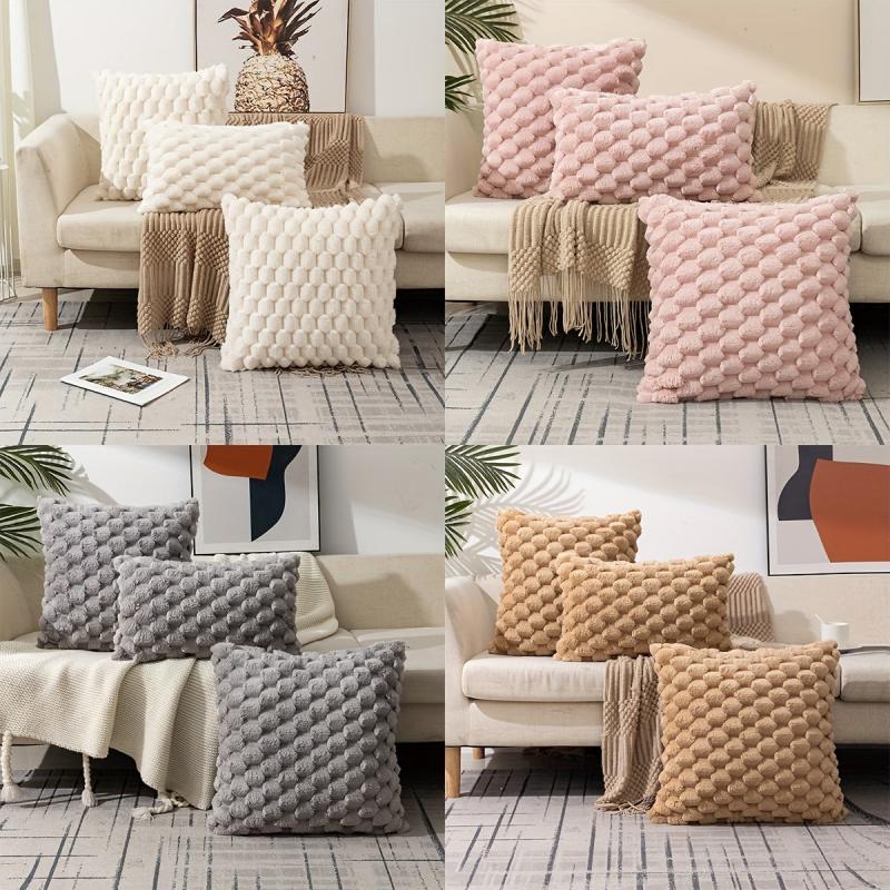 Square Cushion Cover Zipper Single Sided Printed Pillowcase Home Decor