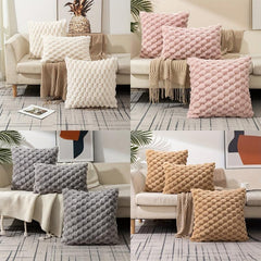 Square Cushion Cover Zipper Single Sided Printed Pillowcase Home Decor