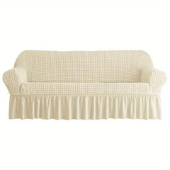 Non-Slip Sofa Cover with Skirt Elastic Furniture Protector