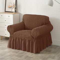 Non-Slip Sofa Cover with Skirt Elastic Furniture Protector
