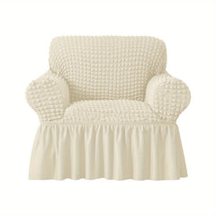 Non-Slip Sofa Cover with Skirt Elastic Furniture Protector
