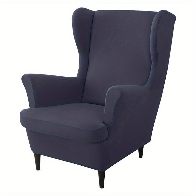 Stretch Wingback Chair Covers Set Soft Armchair Slipcovers