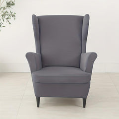 Stretch Wingback Chair Covers Set Soft Armchair Slipcovers