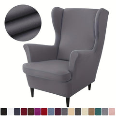 Stretch Wingback Chair Covers Set Soft Armchair Slipcovers