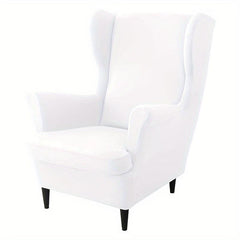 Stretch Wingback Chair Covers Set Soft Armchair Slipcovers