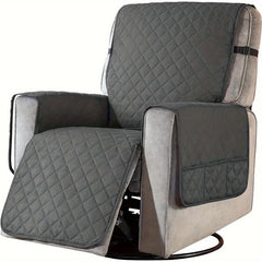 Non Slip Recliner Chair Slipcover Pet Cover With Elastic Straps Washable