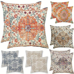Boho Ethnic Style Carpet Pattern Cushion Case 45 72x45 72 Cm