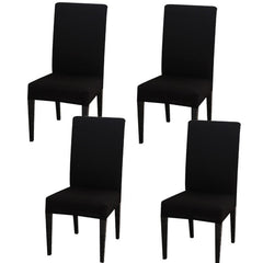 6pcs Dining Chair Covers - Stretchable, Removable, Washable Seat Protector