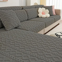 Modern Velvet Sofa Slipcover All Seasons Universal Furniture Protector