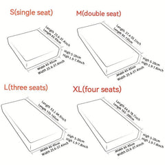Polar Fleece Elastic Sofa Slipcover Non-slip Couch Cover