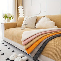 1pc Sofa Slipcover Non-slip Couch Cover Pet Friendly Furniture Protector