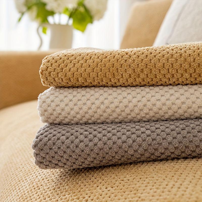 1pc Sofa Slipcover Non-slip Couch Cover Pet Friendly Furniture Protector