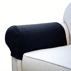 2pcs Knitted Armrest Covers Soft Arm Covers for Chairs Sofa