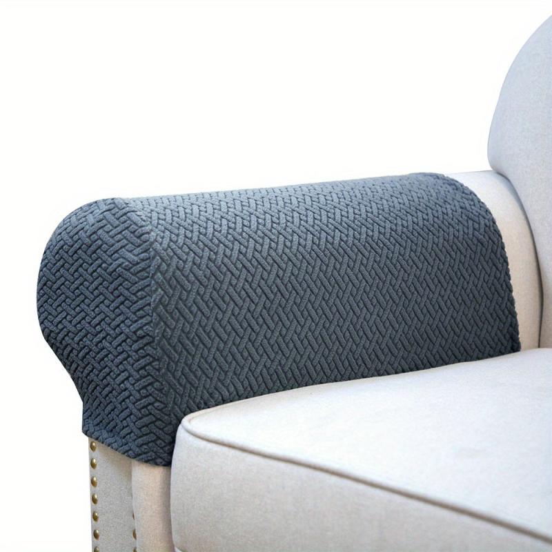 2pcs Knitted Armrest Covers Soft Arm Covers for Chairs Sofa