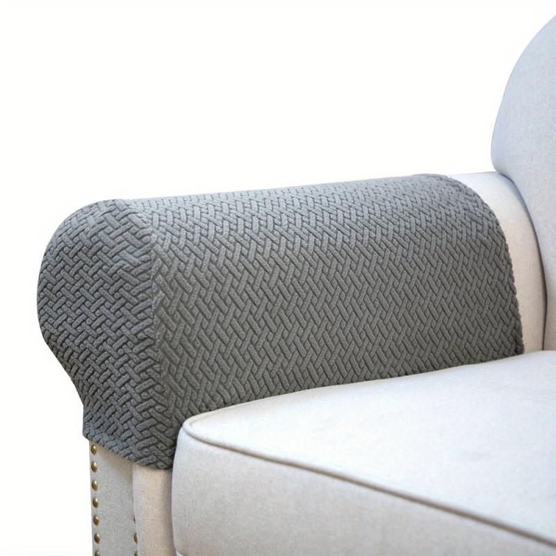 2pcs Knitted Armrest Covers Soft Arm Covers for Chairs Sofa