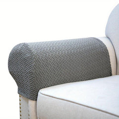 2pcs Knitted Armrest Covers Soft Arm Covers for Chairs Sofa