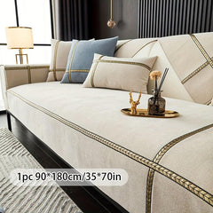 Chenille Sofa Slipcover Non-Slip Furniture Protector