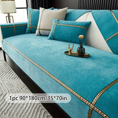 Chenille Sofa Slipcover Non-Slip Furniture Protector