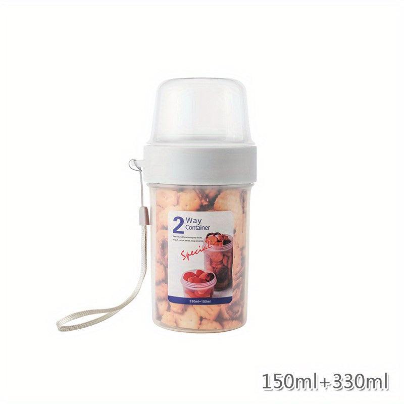 Portable Double Layer Fresh-keeping Box Hiking Lunch Box