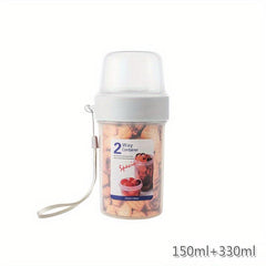 Portable Double Layer Fresh-keeping Box Hiking Lunch Box