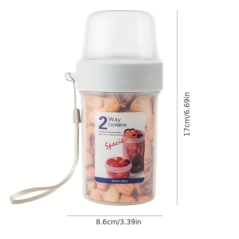 Portable Double Layer Fresh-keeping Box Hiking Lunch Box