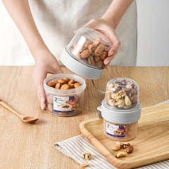 Portable Double Layer Fresh-keeping Box Hiking Lunch Box