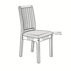Waterproof Dining Chair Seat Covers Stretch Chair Slipcover Furniture Protector