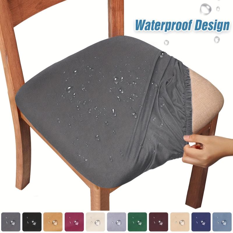 Waterproof Dining Chair Seat Covers Stretch Chair Slipcover Furniture Protector