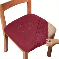 Waterproof Dining Chair Seat Covers Stretch Chair Slipcover Furniture Protector