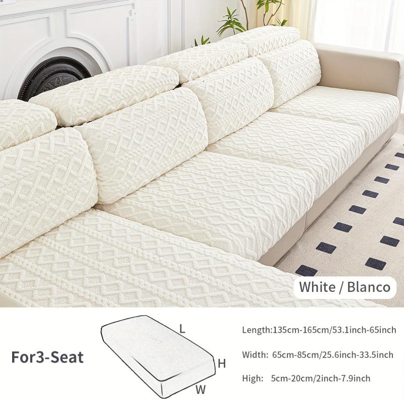 Plush Non-slip Sofa Cover Anti-Pet Scratching Couch Cover