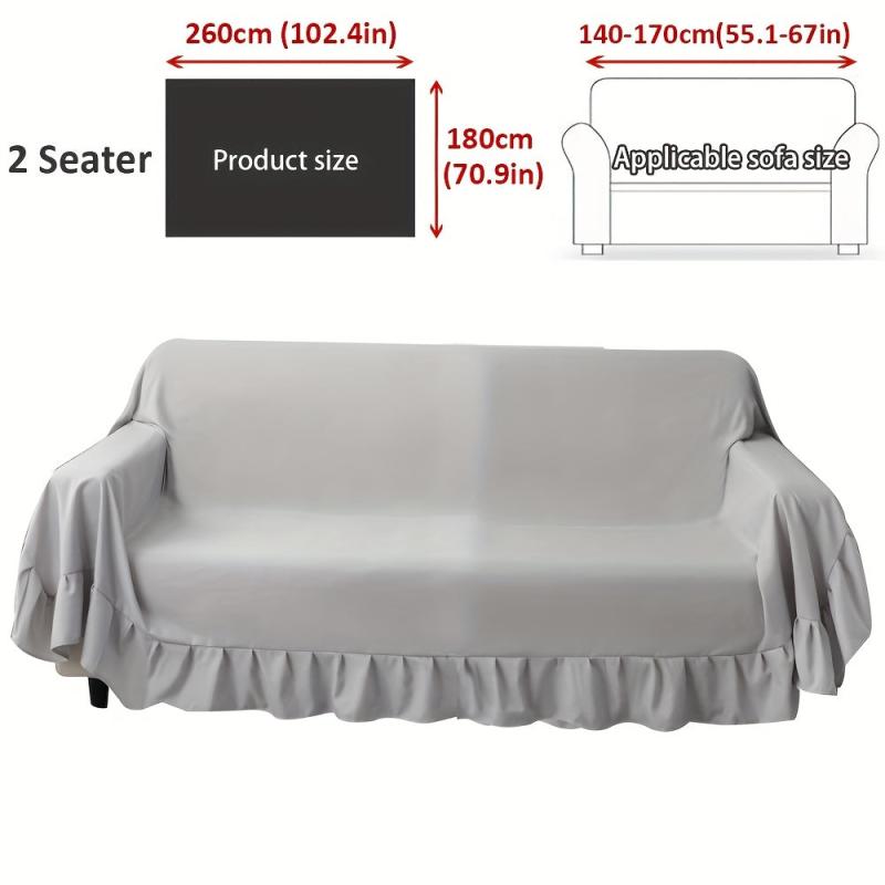 Stylish Sofa Slipcover With Skirt
