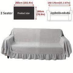 Stylish Sofa Slipcover With Skirt