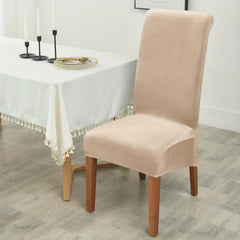 Velvet Dining Chair Slipcover for Banquets and Home Decor