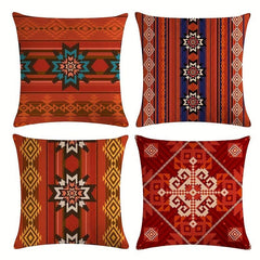 Ethnic Geometric Pattern Pillowcases 45x72 Set of 2