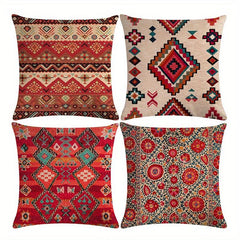 Ethnic Geometric Pattern Pillowcases 45x72 Set of 2