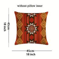 Ethnic Geometric Pattern Pillowcases 45x72 Set of 2