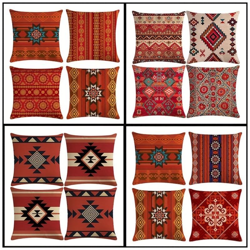 Ethnic Geometric Pattern Pillowcases 45x72 Set of 2