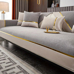Nordic Style Sofa Slipcover Chenille Sofa Cover Modern Furniture Protector