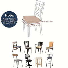 Waterproof Jacquard Dining Chair Slipcover Elastic Leaves